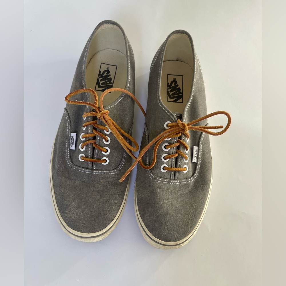 VANS gray canvas sneakers